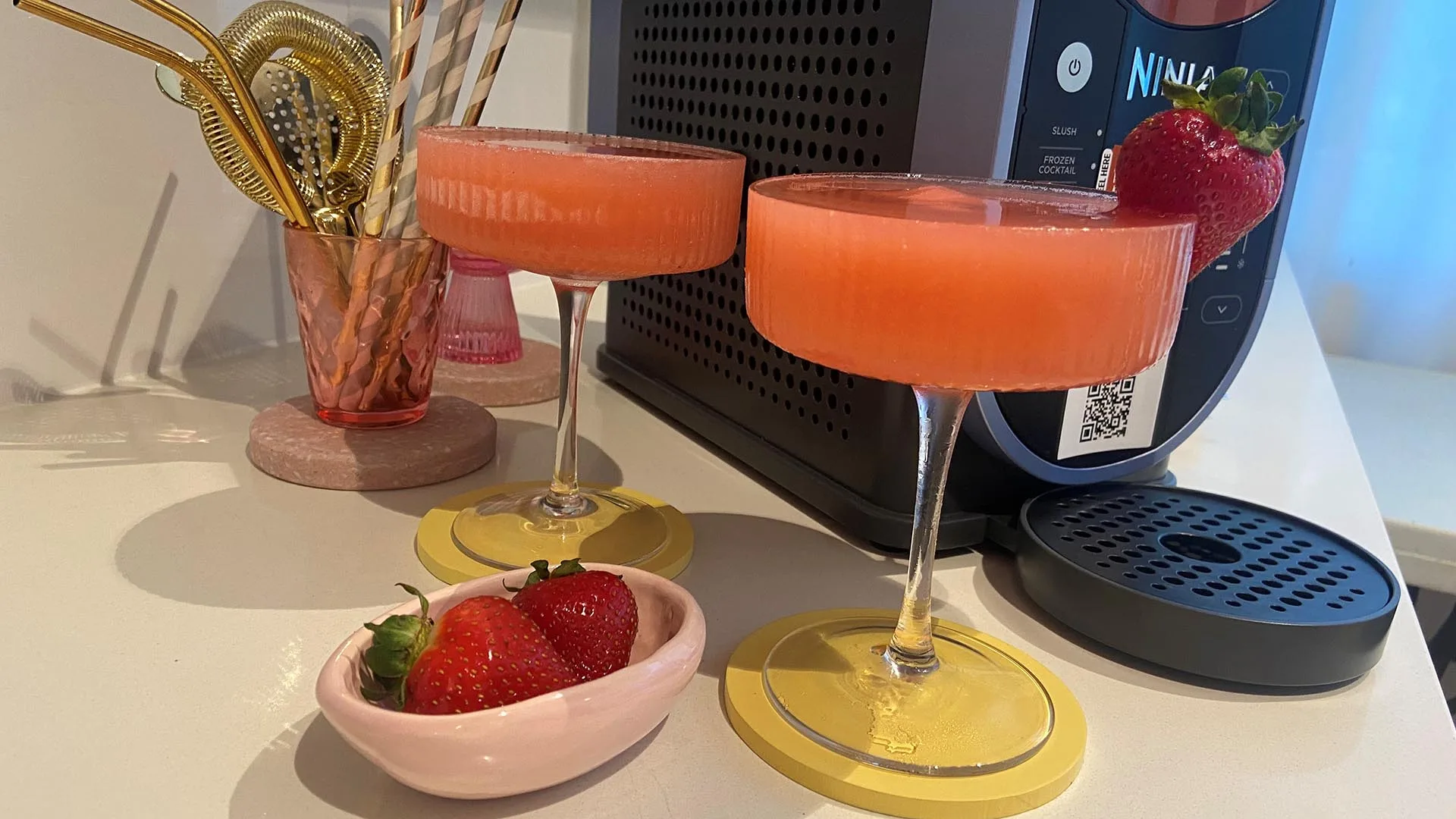 frose made in Ninja slushie maker