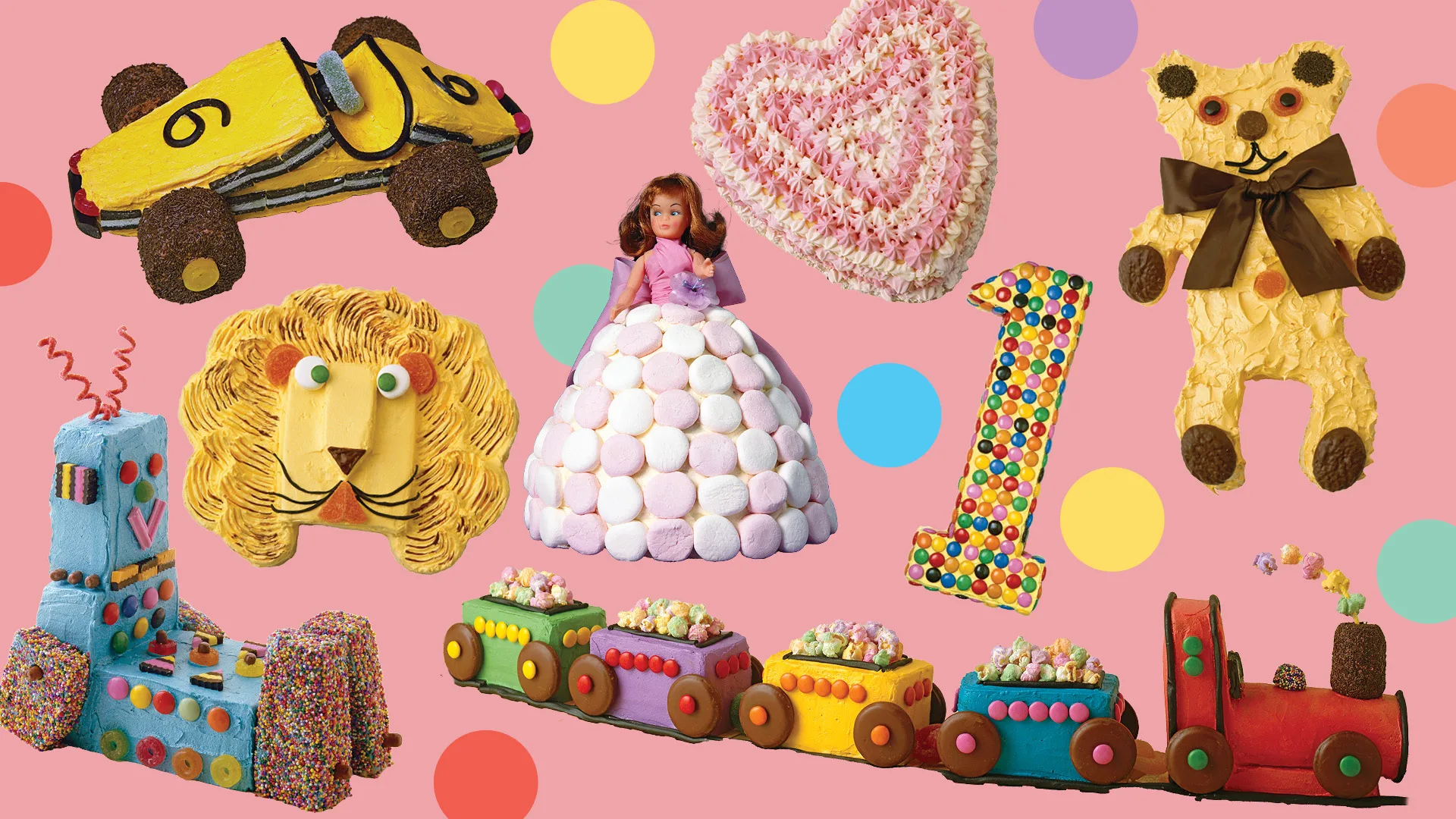 Cakes from The Australian Women’s Weekly Children’s Birthday Cake Book