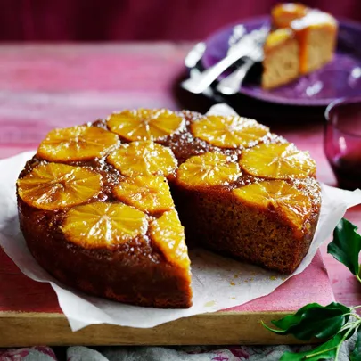 Julie Goodwin’s ginger cake with orange caramel sauce