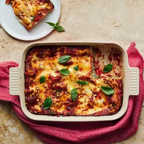 Spinach and ricotta vegetarian lasagne
