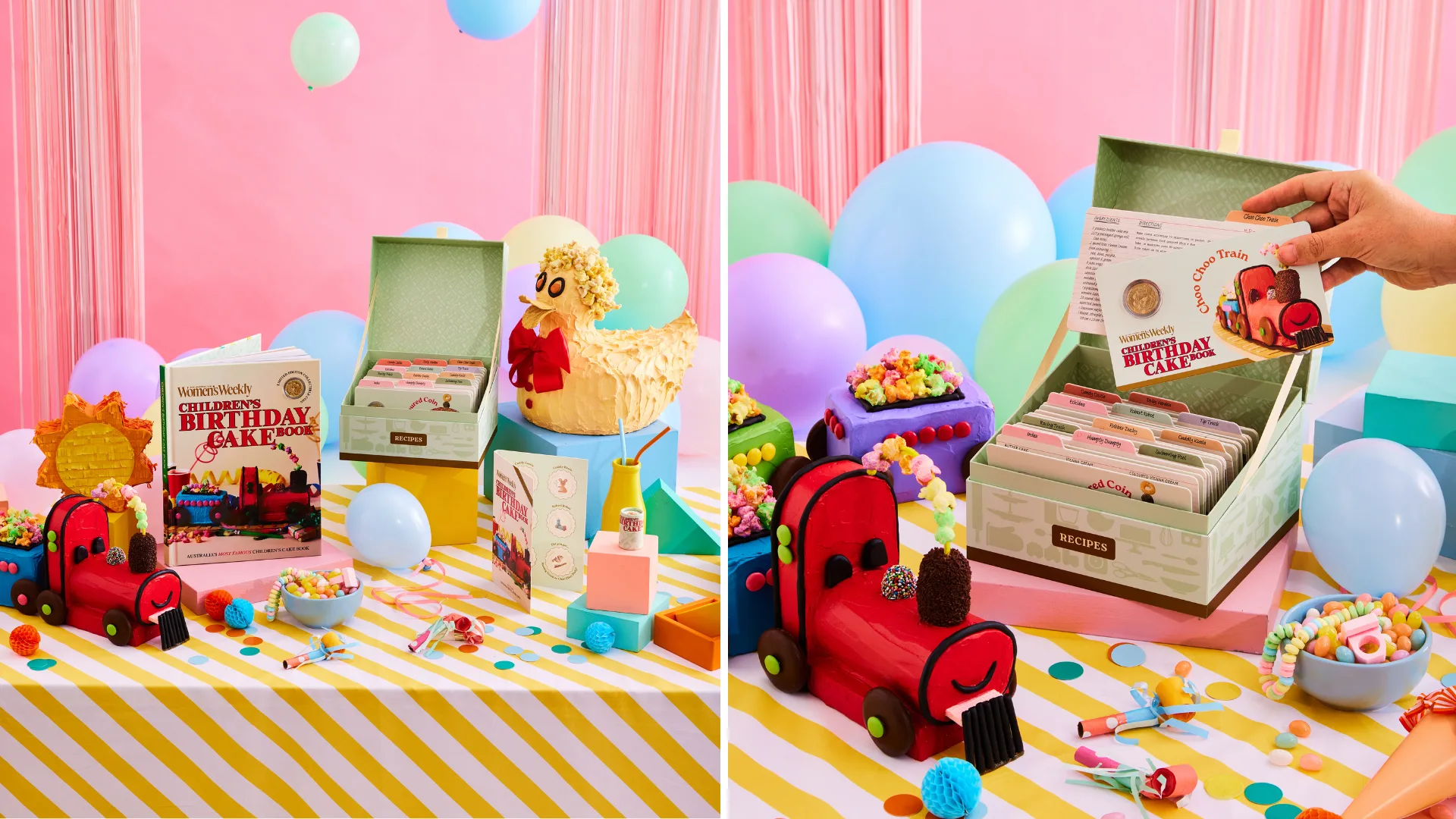 Childrens Birthday Cake Book coins