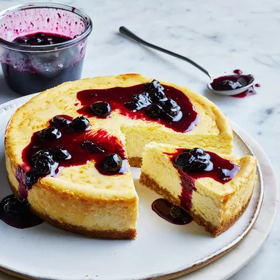 Air fryer lemon cheesecake