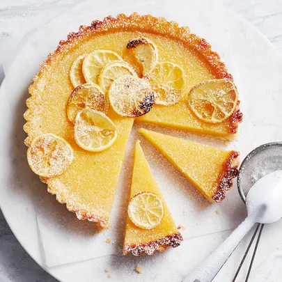 Air fryer lemon tart