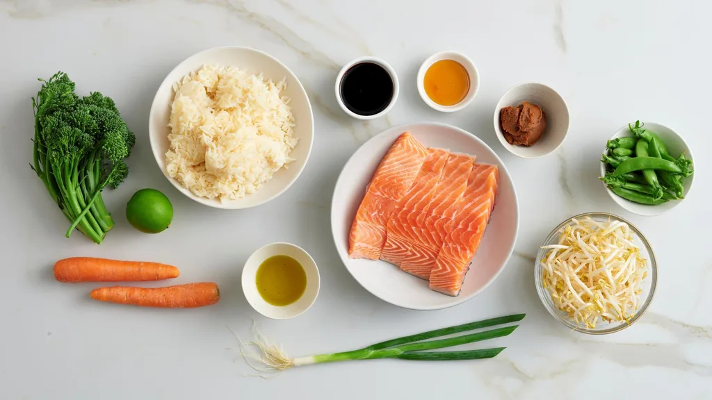 Air fryer miso salmon ingredients