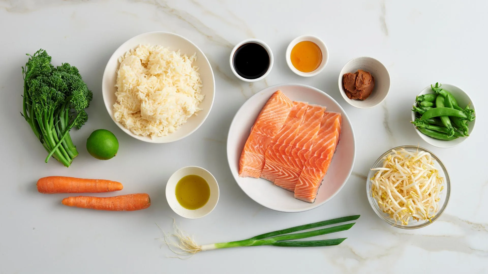Air fryer miso salmon ingredients