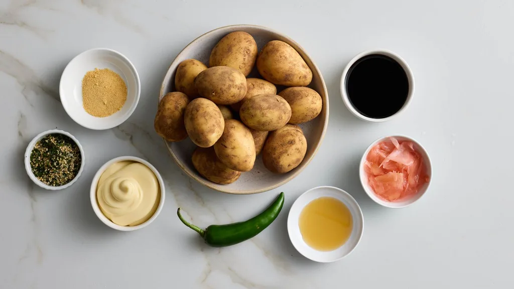 Key ingredients in air fryer potato wedges