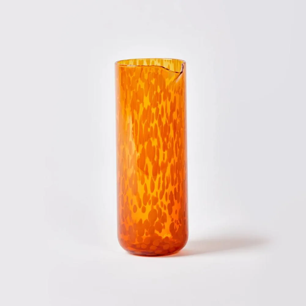 Dots Amber Carafe