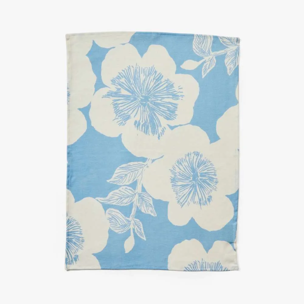 Bonnie and Neil Jardin Dove Linen Tea Towel
