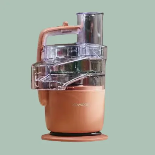 Kenwood MultiPro Go FDP22.130RD, Food Processor for Chopping, Slicing, Grating, Pureeing and Kneading Dough, with Express Serve, 1.3L Bowl, Knife Blade, 4mm Slicing/Grating Disk, 650W, Clay Red