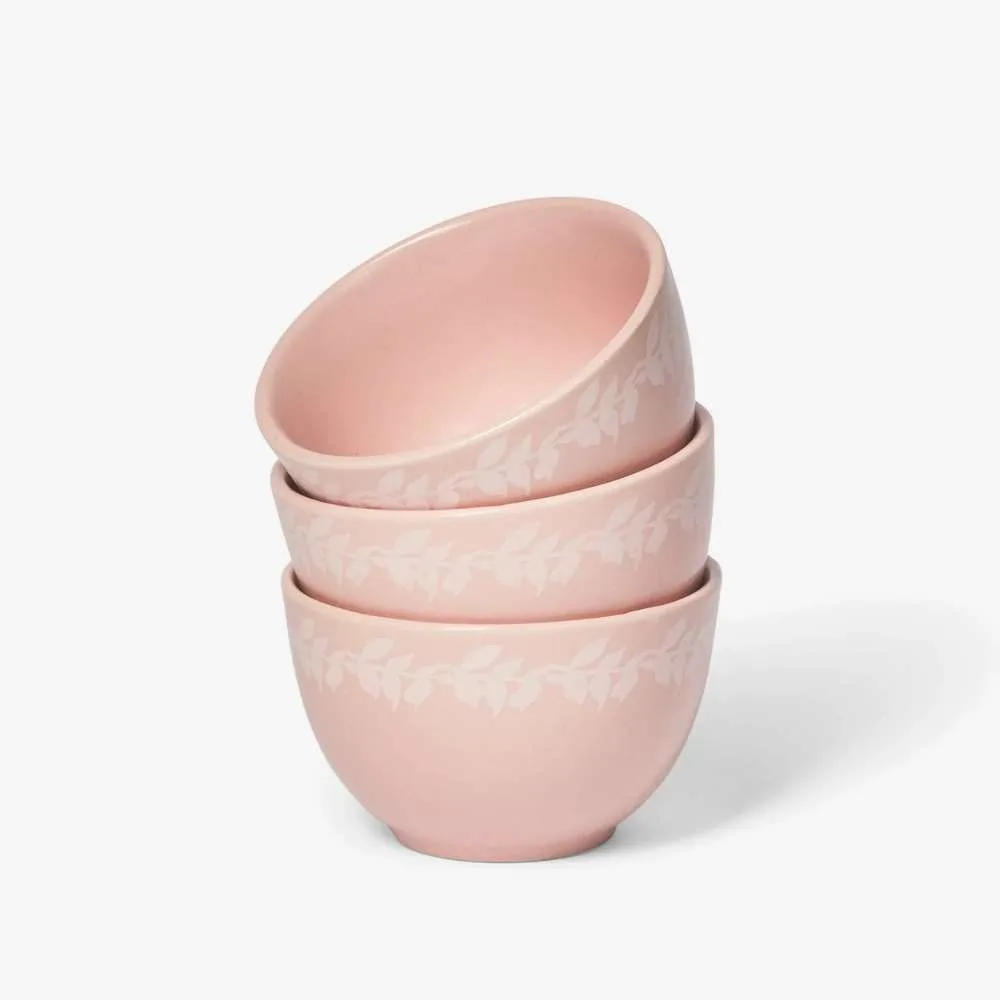 Jardin Pink Small Bowl Set