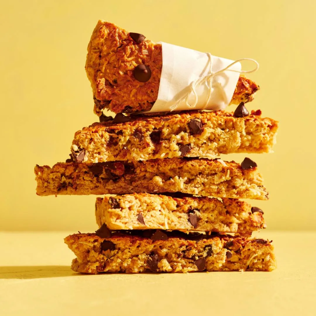 Air fryer muesli slice