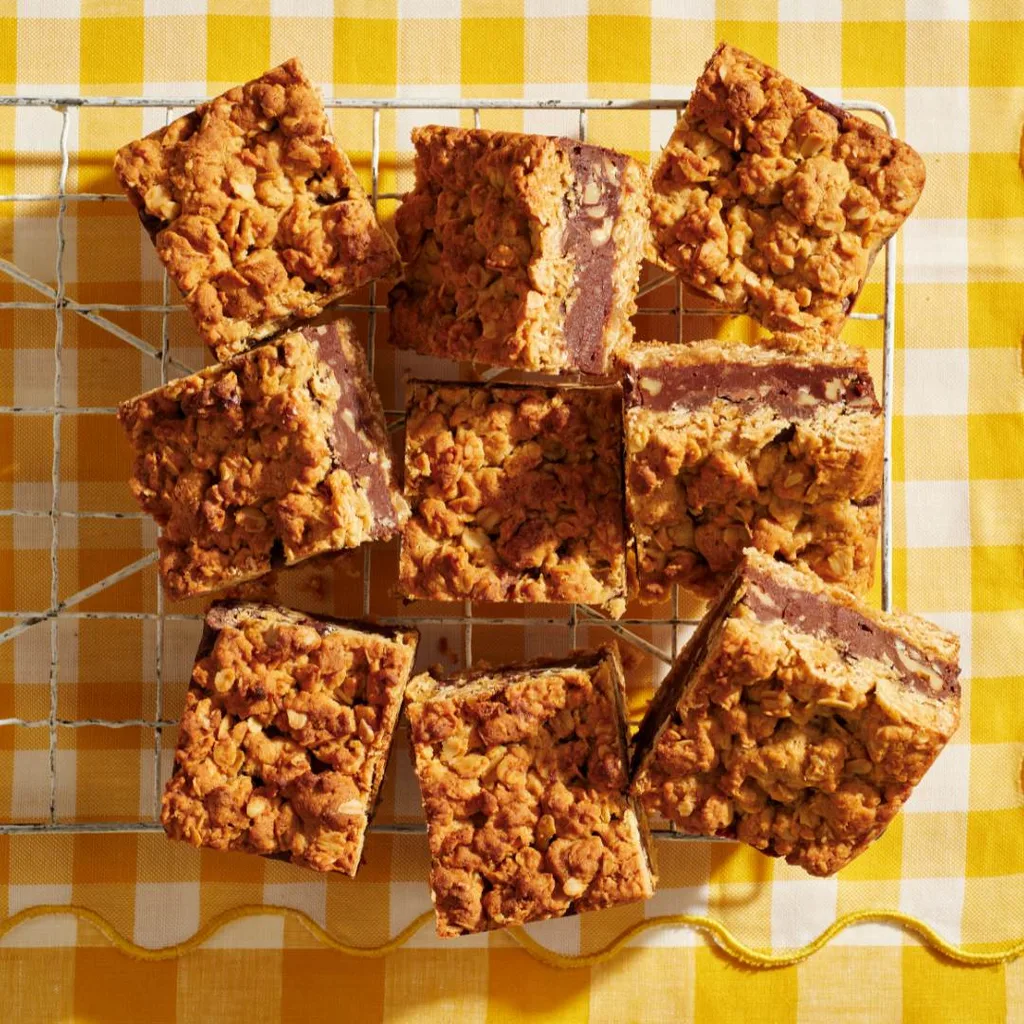 Chocolate oat slice