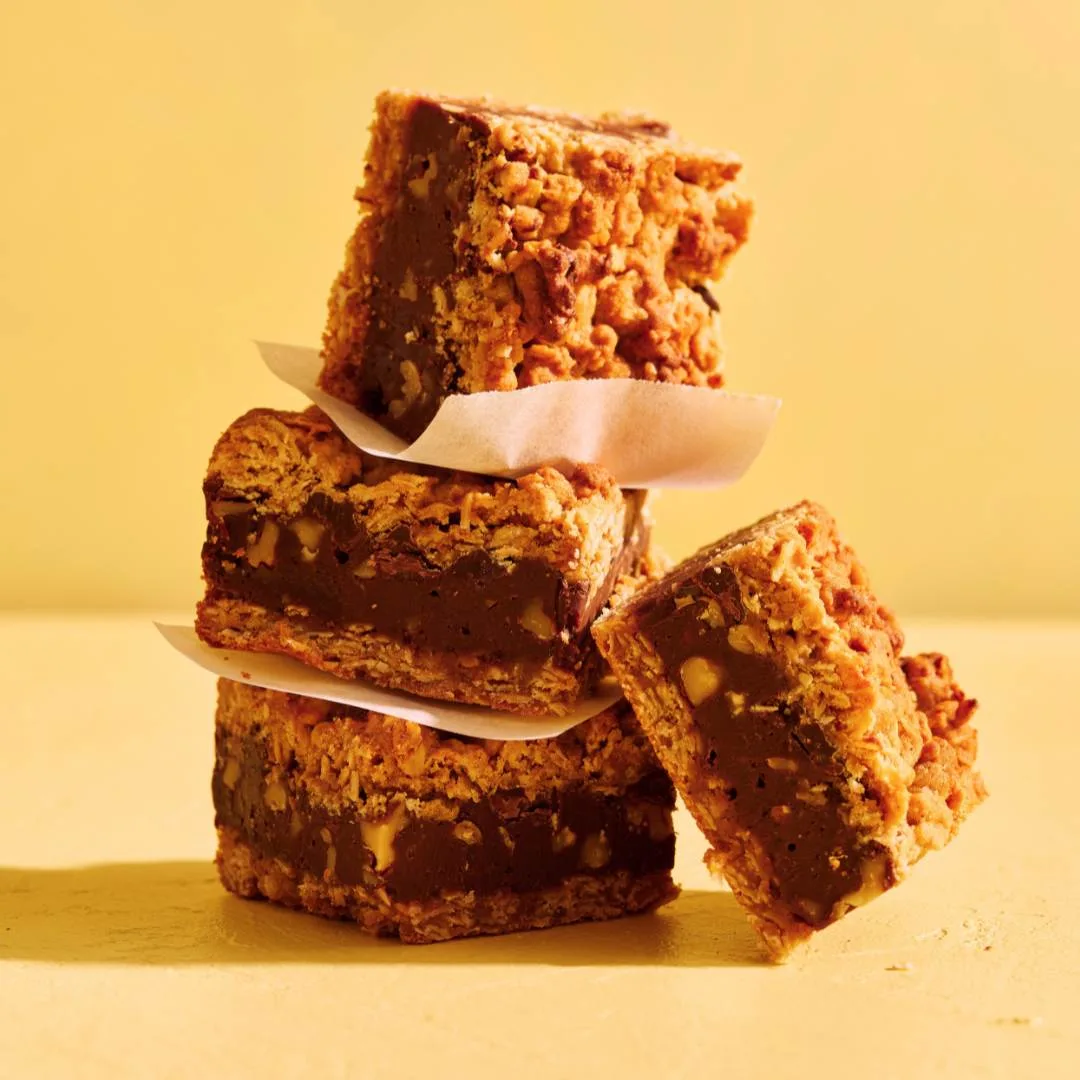 Chocolate oat slice-image