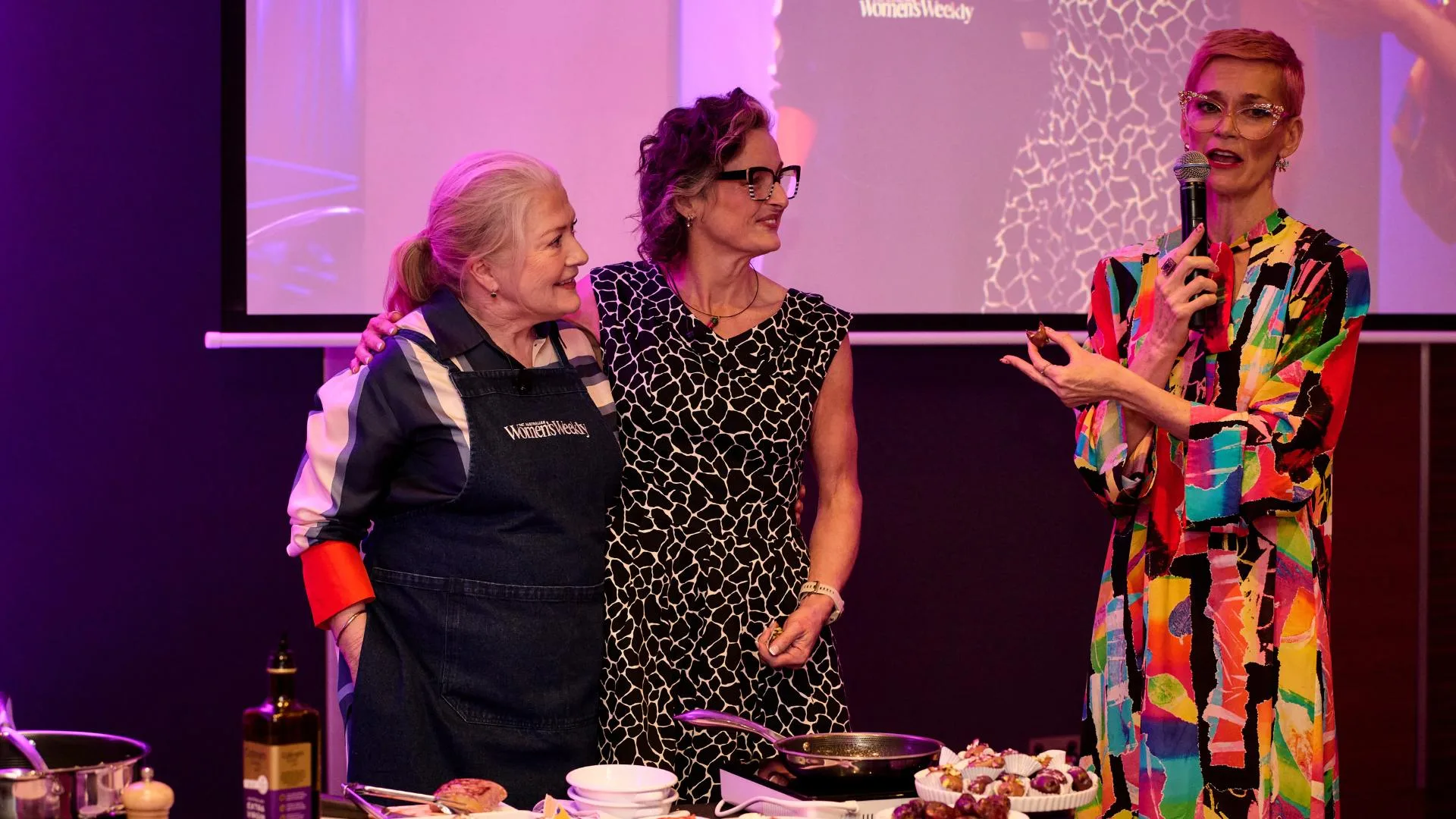 The Australian Women’s Weekly Health Summit food tips from Fran Abdallaoui and Julie Goodwin with Jess Rowe
