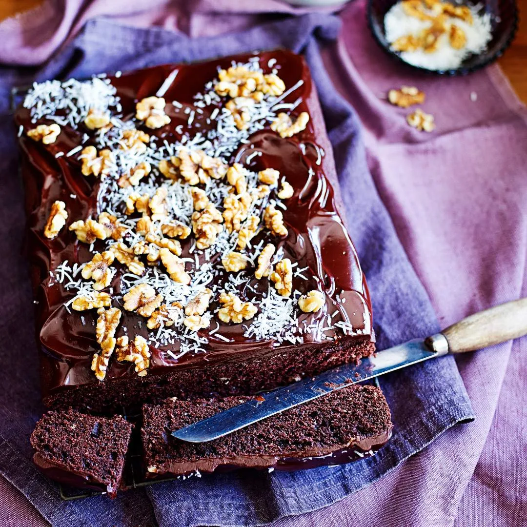 julie Goodwin's chocolate slab cake