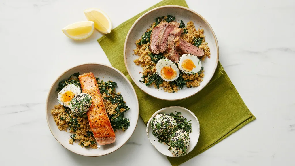Protein bowl with quinoa