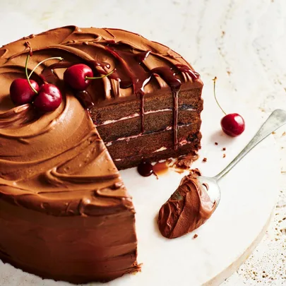 Chocolate cherry cake