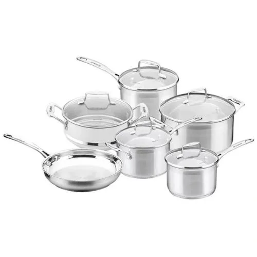 Scanpan Impact 6 Piece Cookset In Steel
