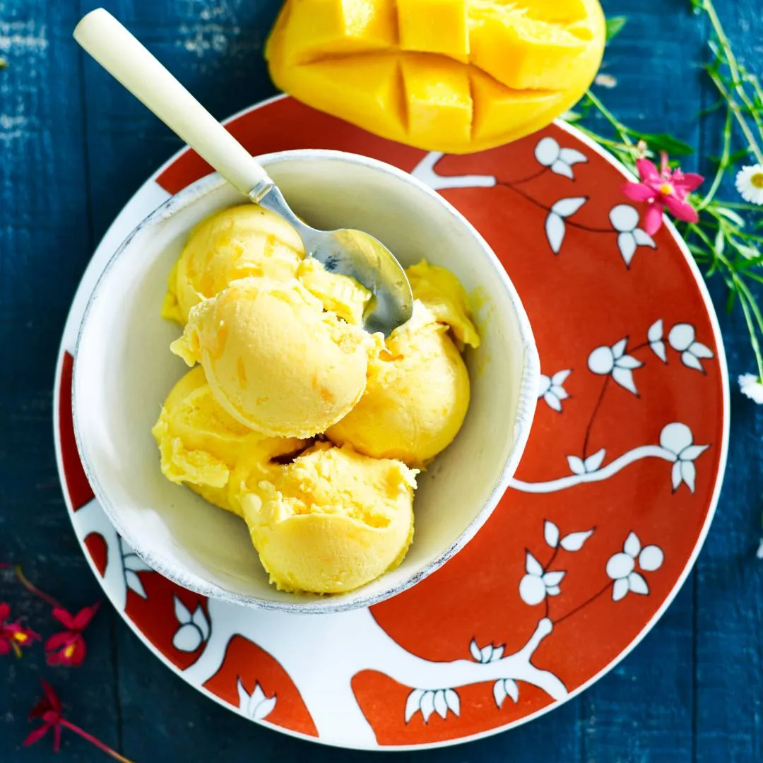 Julie Goodwin’s mango frozen yoghurt recipe