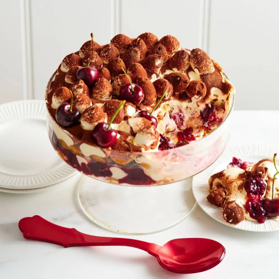 Cherry tiramisu
