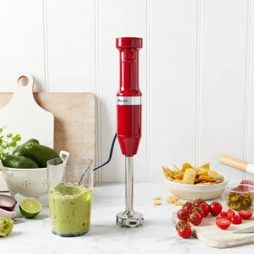 KitchenAid Classic Variable Speed Hand Blender KHBV53 in empire red (gloss) colour - KitchenAid Black Friday