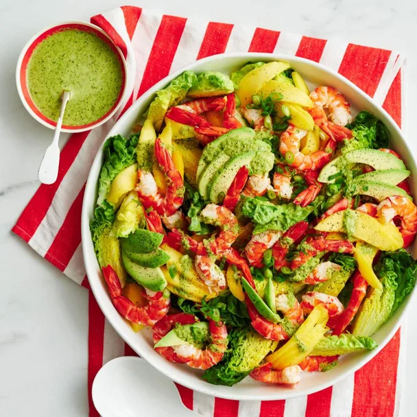 Julie Goodwin’s prawn, mango & avocado salad