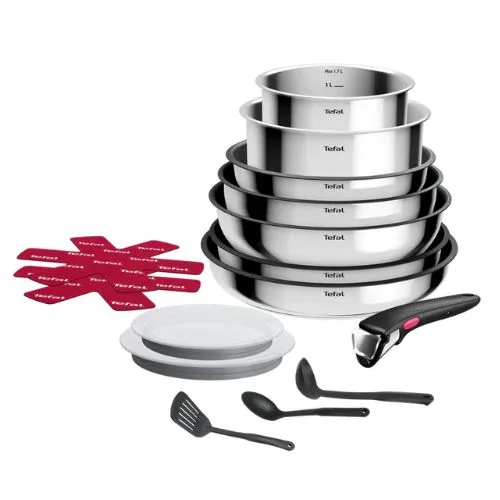 Tefal Ingenio Cook Eat Stackable Non-Stick Cookware 15pc Set