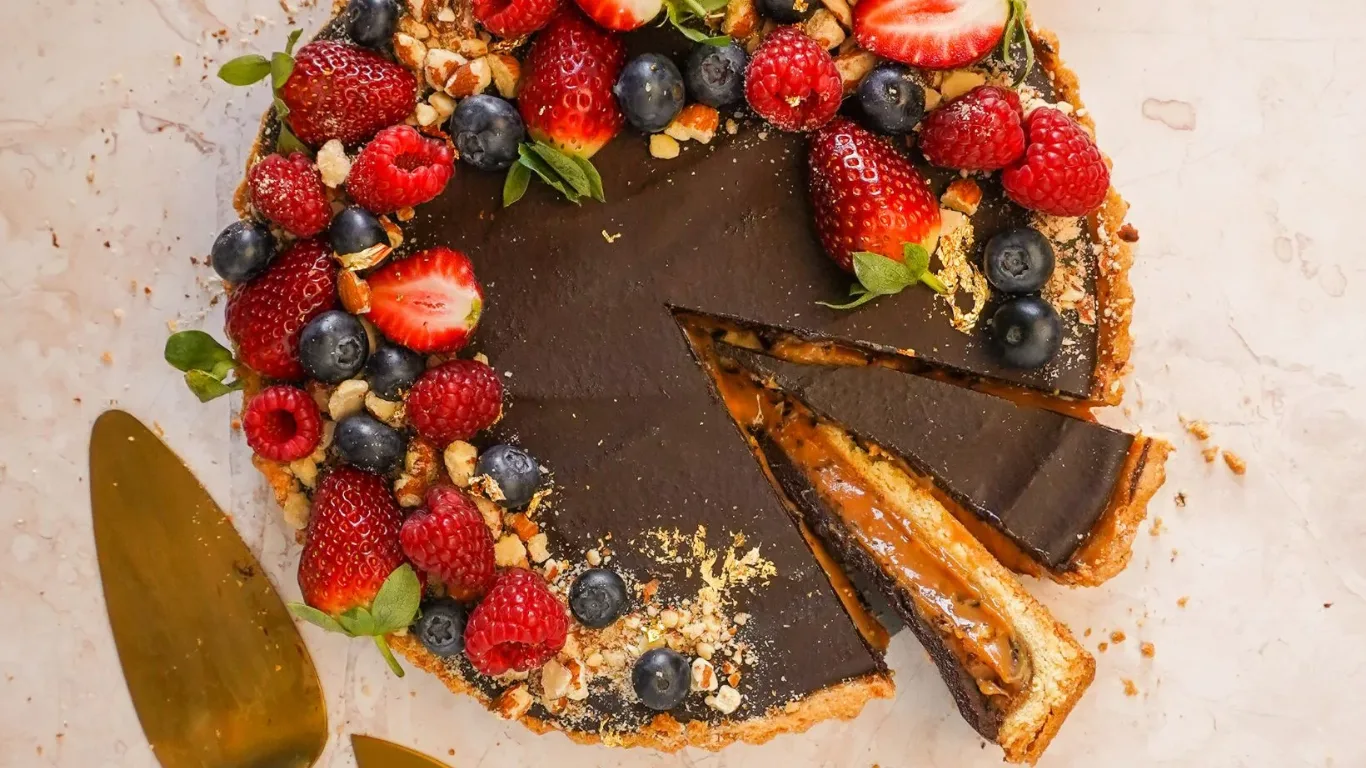 Chocolate Caramel Tart