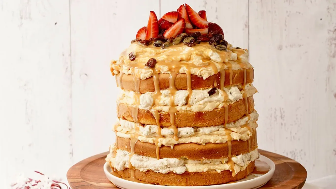 Layered Caramel Cake