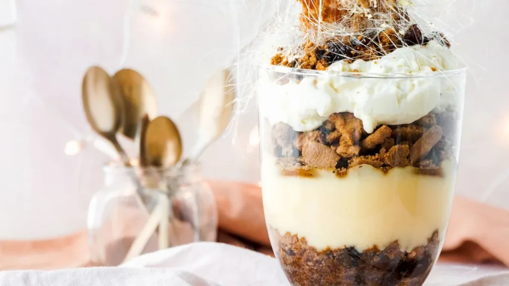 Rum and raisin trifle