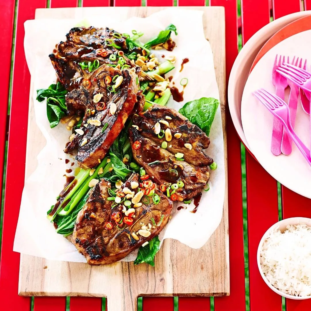 Julie Goodwin’s barbecue lamb chops