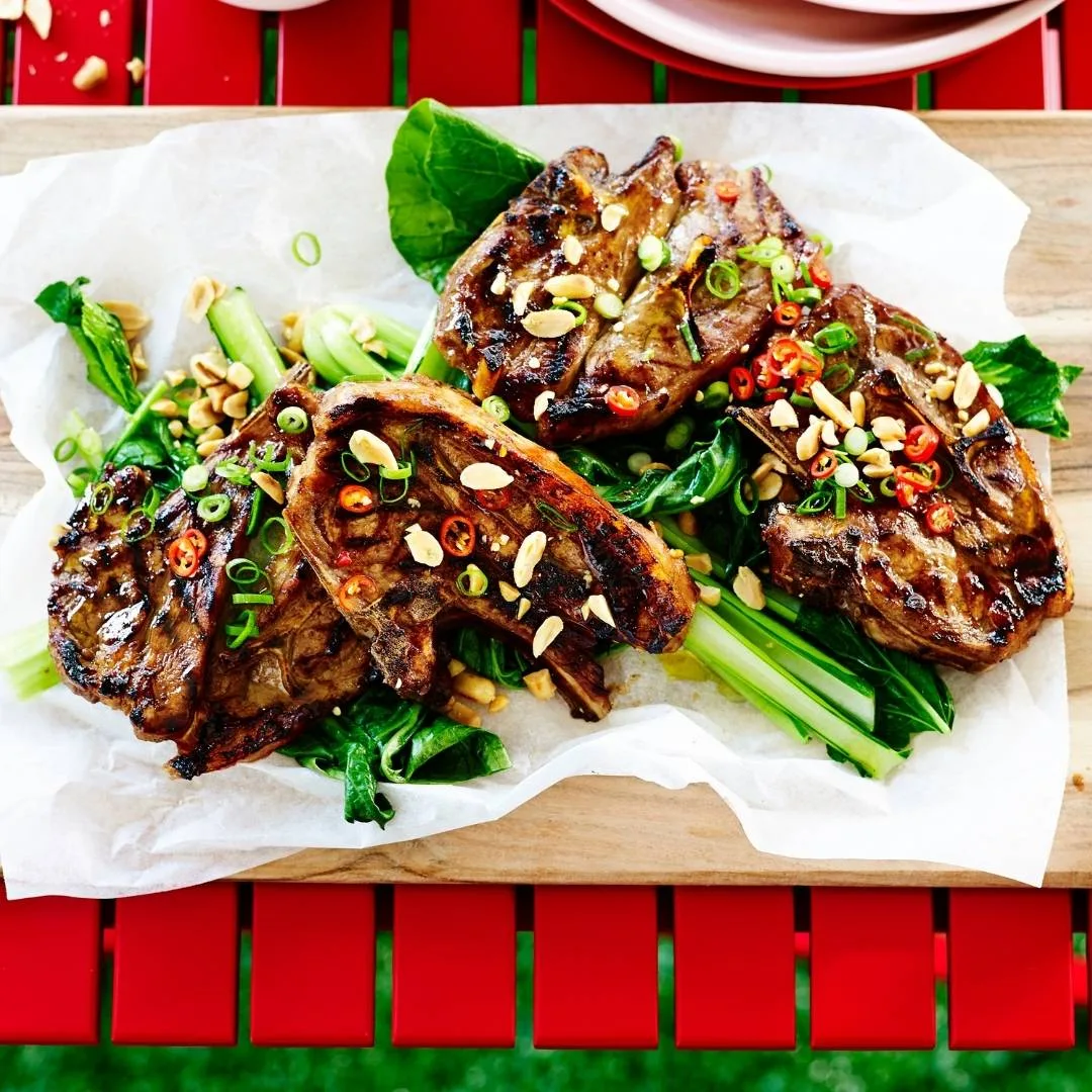 Julie Goodwin’s barbecue lamb chops