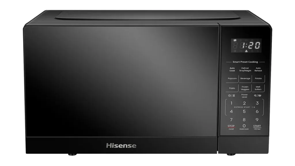 Hisense 20L 800W Compact Microwave - Black