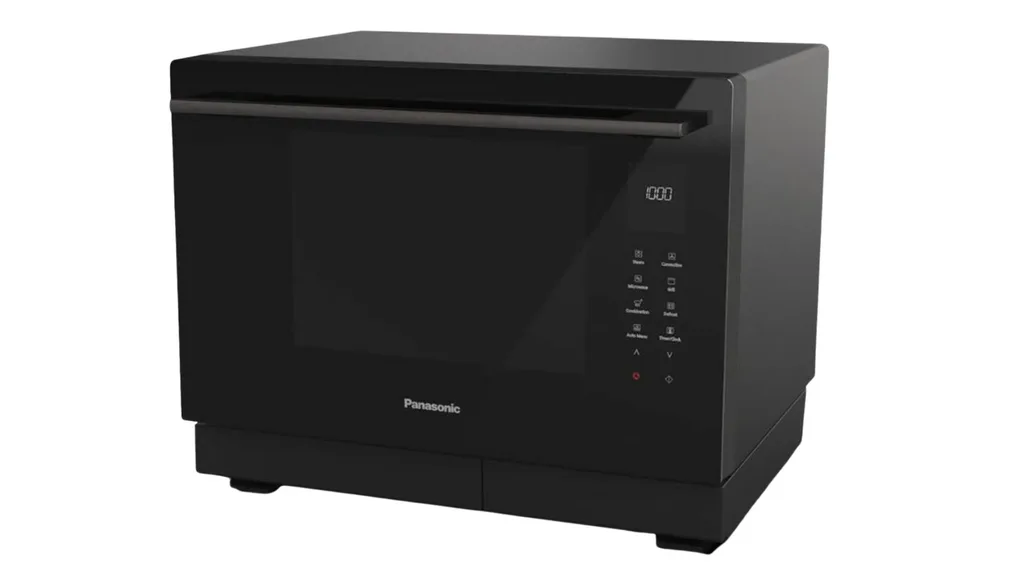 Panasonic 31L Inverter Flatbed MW Convection Oven with Steam Function - black
