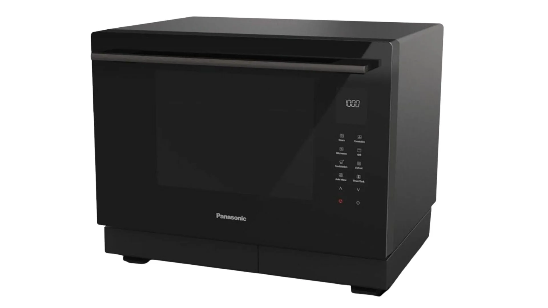 Panasonic 31L Inverter Flatbed MW Convection Oven with Steam Function - black