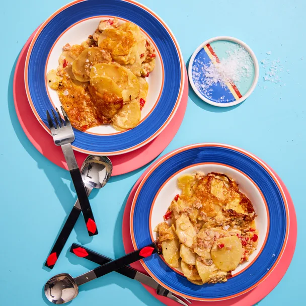 Steph de Sousa's slow cooker potato bake