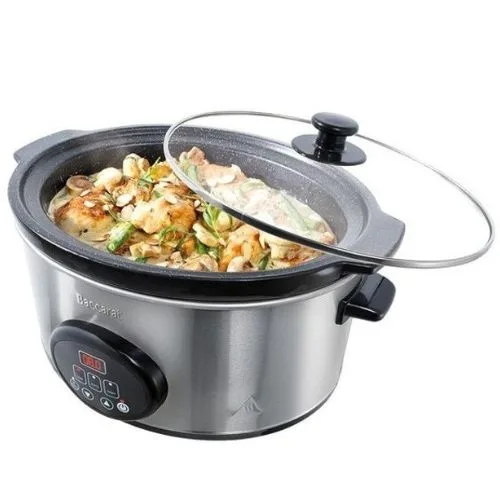 Baccarat The Tasty Chef 6L Slow Cooker in Silver