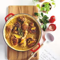 Julie Goodwin’s slow-roasted lemon garlic chicken casserole