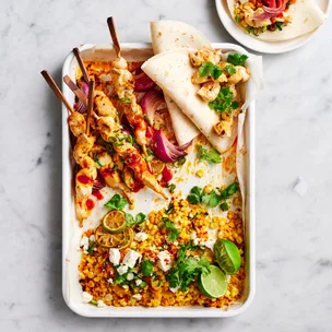 Mexican chicken tray bake