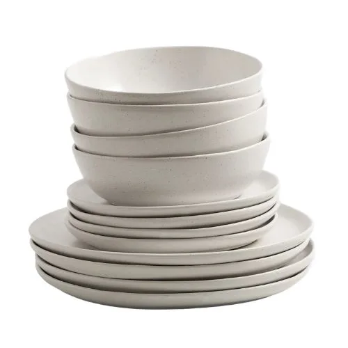 Salisbury & Co Tierra Dinner Set 12pc White