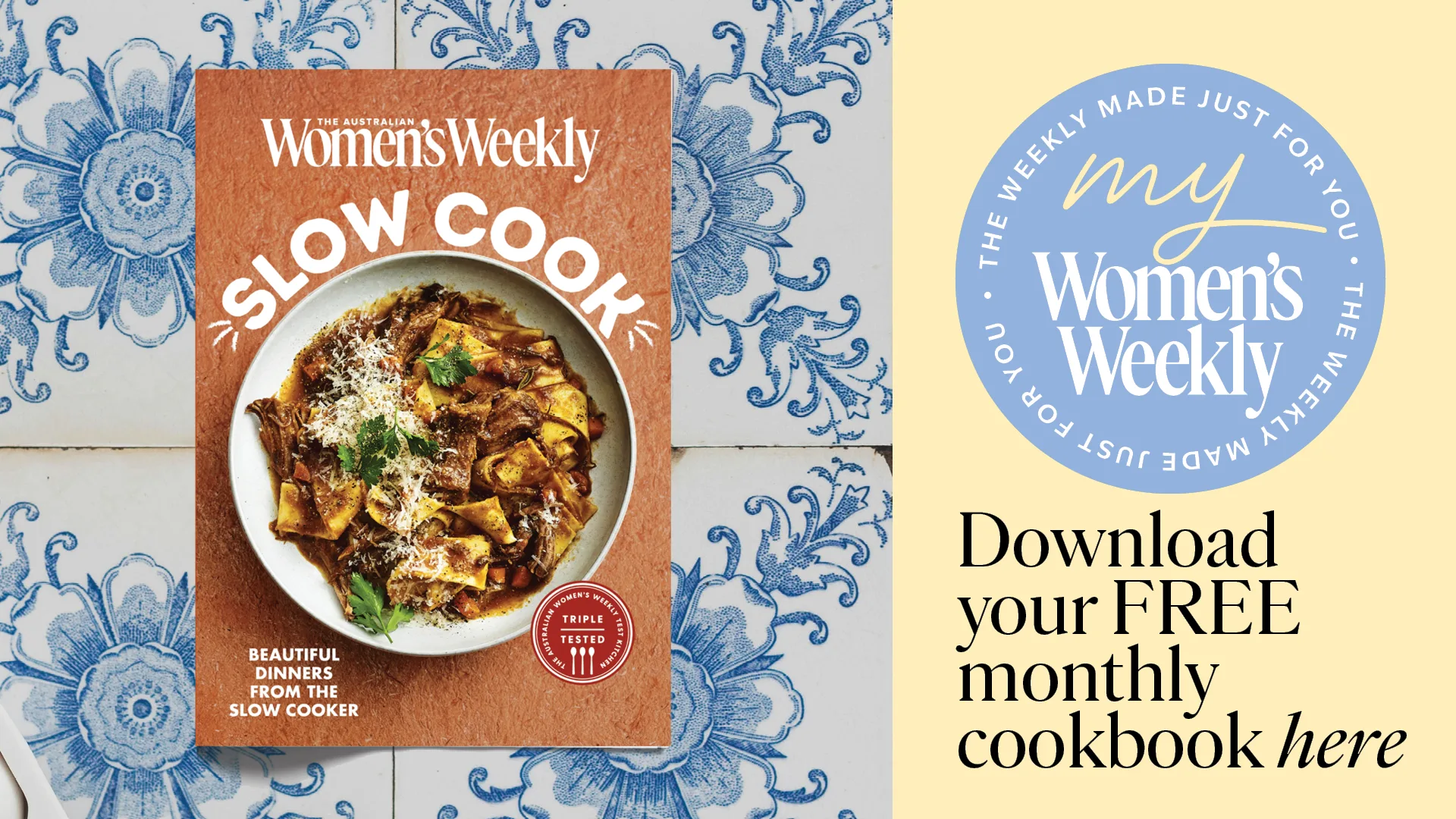 Cover of the Slow Cook downloadable cookbook