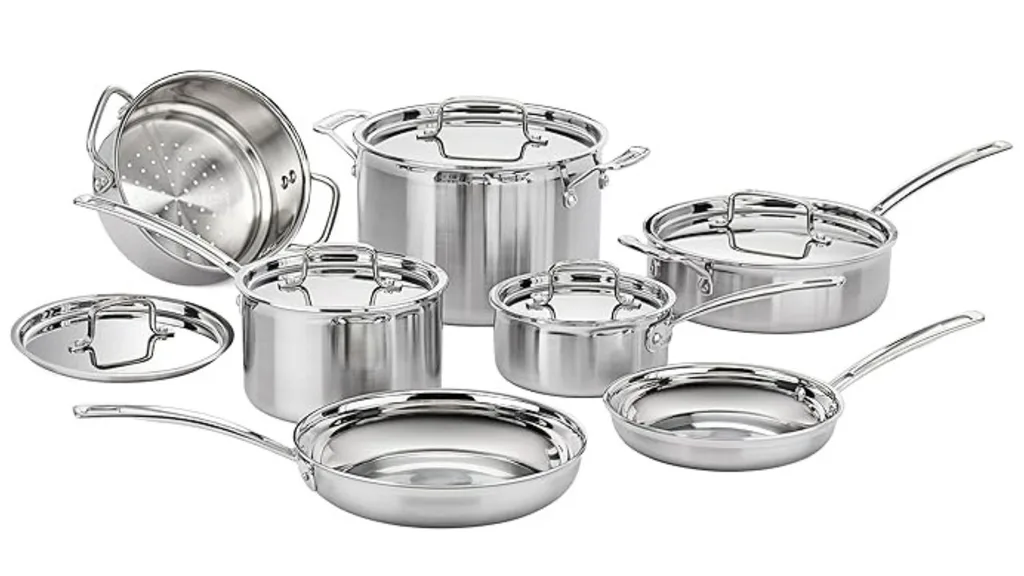 Cuisinart MCP-12N Multiclad Pro Stainless Steel 12-Piece Cookware Set