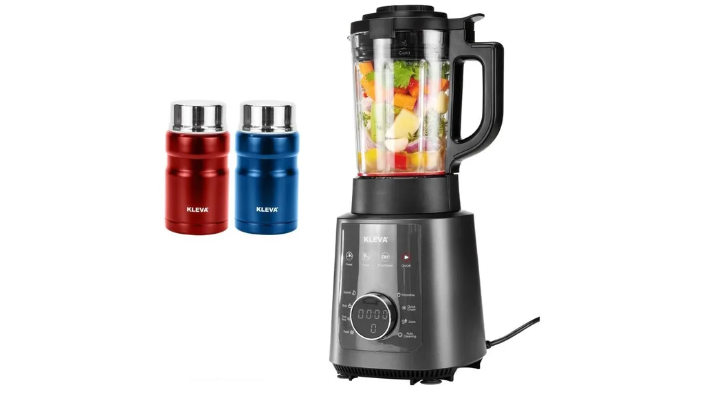 Mealio® Hot & Cold Blender - Professional Soup Maker & Smoothie Blender in 1 + FREE 2 Soup Flasks + Recipe E-Book