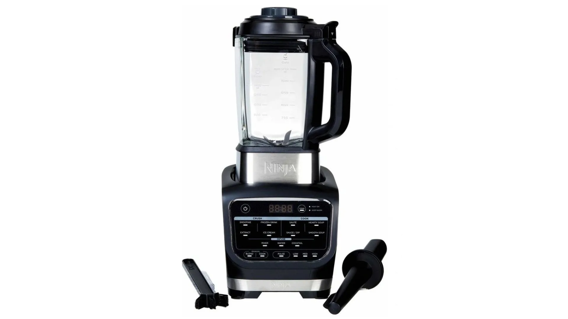 Ninja Foodi Cold & Hot Blender Black/Silver - soup maker blender