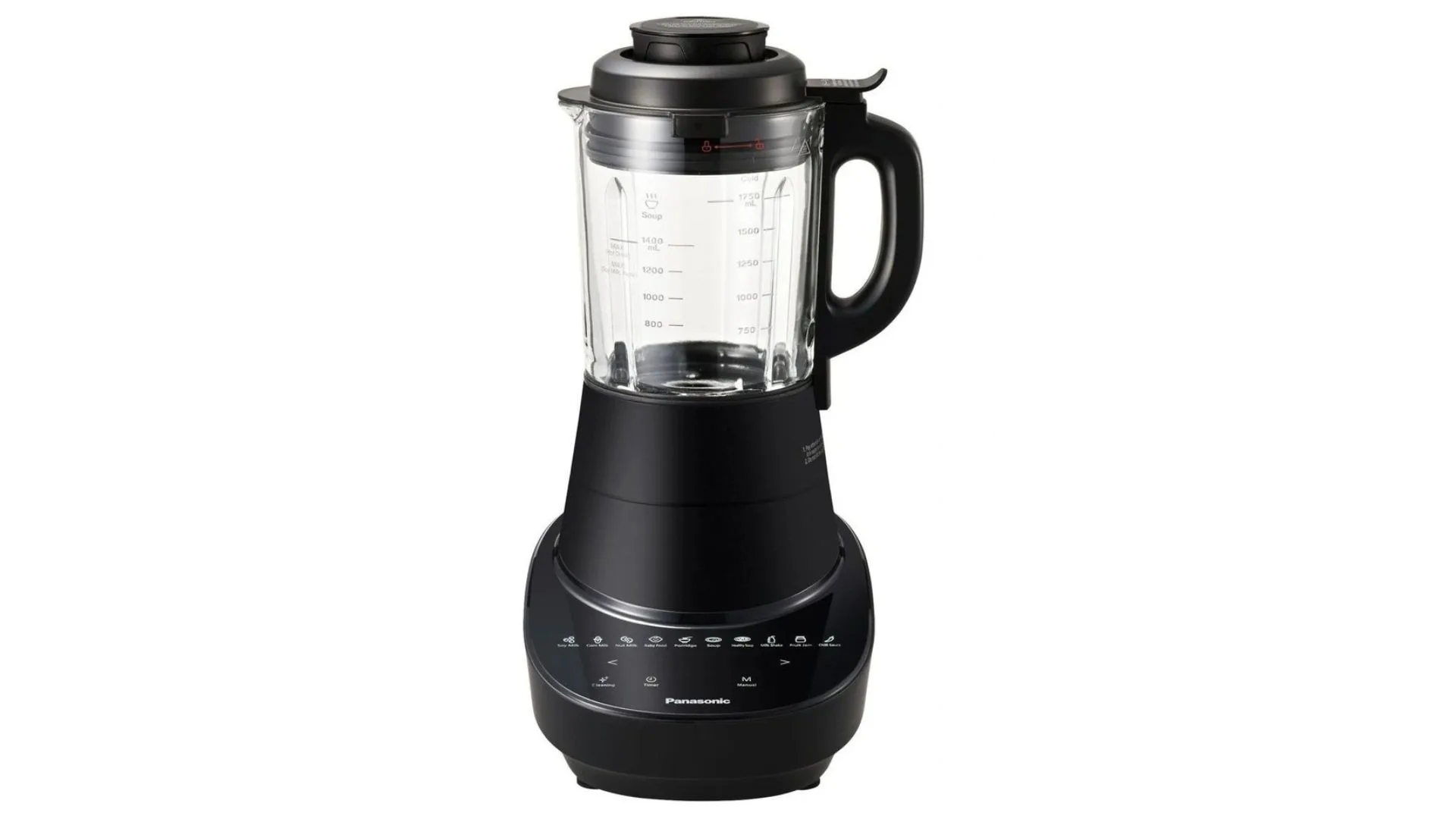 Panasonic Hot & Cold Cooking Blender MX-HG6401KST in Black - soup maker blender