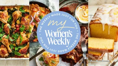four images from a winter weekly meal plan