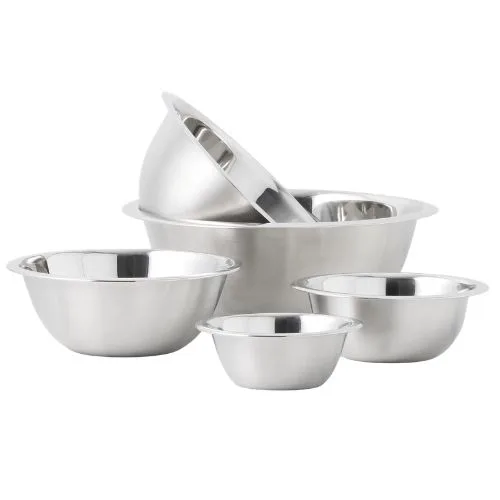 Kitchen Pro Mixwell Stainless Steel Mixing Bowl Set 5pc