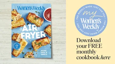 Cover of the Air Fryer downloadable cookbook for My Women's Weekly members