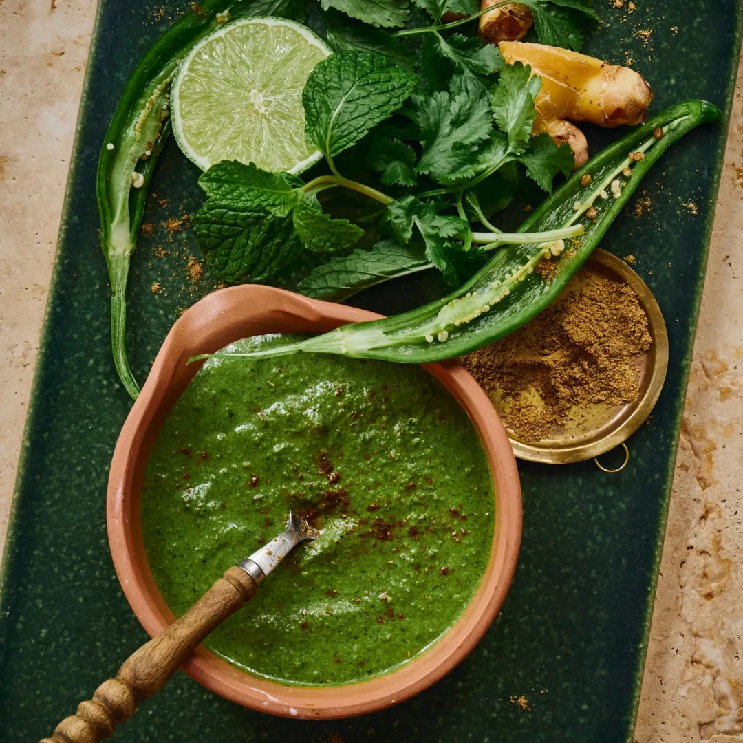 Depinder Chhibber's green chutney