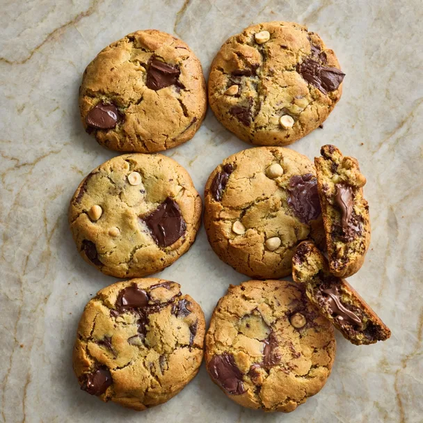 six Nutella biscuits